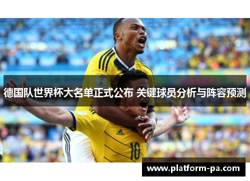 德国队世界杯大名单正式公布 关键球员分析与阵容预测